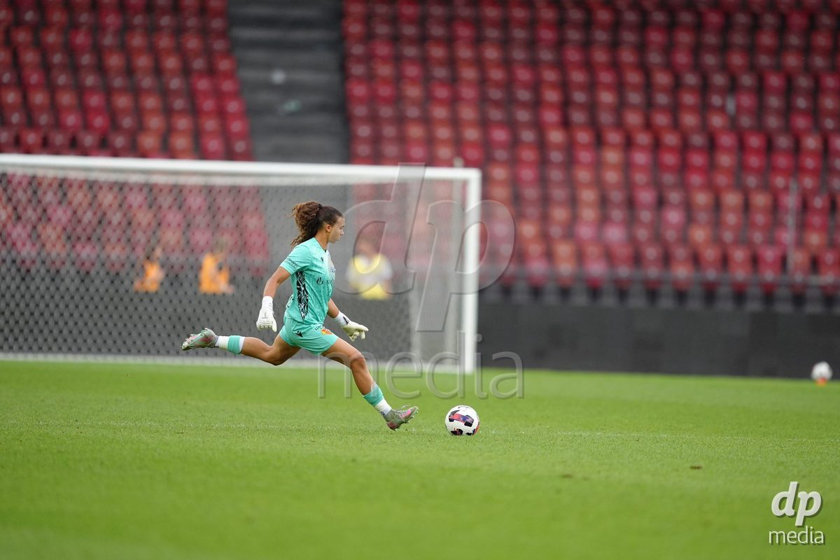 Zurich, Switzerland - September 13: Goalkeeper Selina Wolfle of FC Basel 1893 during the AXA Women's Super League match between FC Zurich and FC Basel 1893 at Stadion Letzigrund on September 13, 2026 in Zurich, Switzerland.