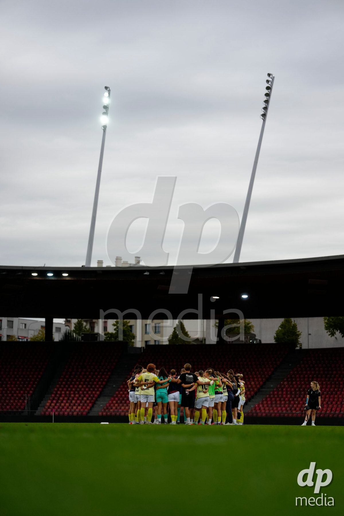 Zurich, Switzerland - September 13: Team of FC Basel 1893 together after the AXA Women's Super League match between FC Zurich and FC Basel 1893 at Stadion Letzigrund on September 13, 2026 in Zurich, Switzerland.