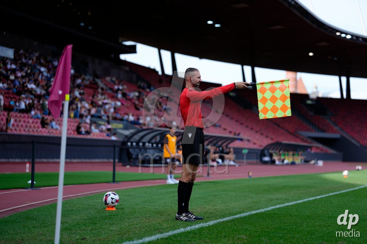 Zurich, Switzerland - September 13: Assistant Referee 1 Nemanja Ristic during the AXA Women's Super League match between FC Zurich and FC Basel 1893 at Stadion Letzigrund on September 13, 2026 in Zurich, Switzerland.