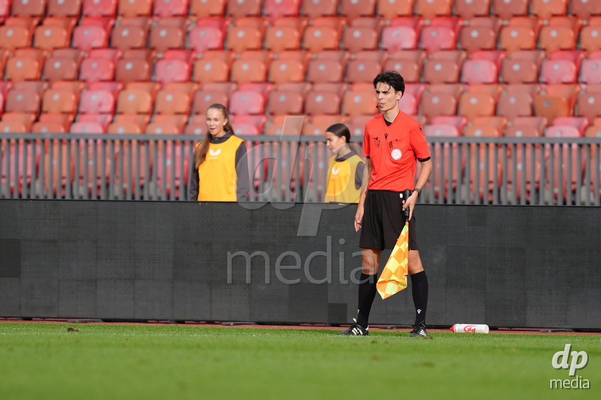 Zurich, Switzerland - September 13: Assistant Referee 2 Nico Rechsteiner during the AXA Women's Super League match between FC Zurich and FC Basel 1893 at Stadion Letzigrund on September 13, 2026 in Zurich, Switzerland.
