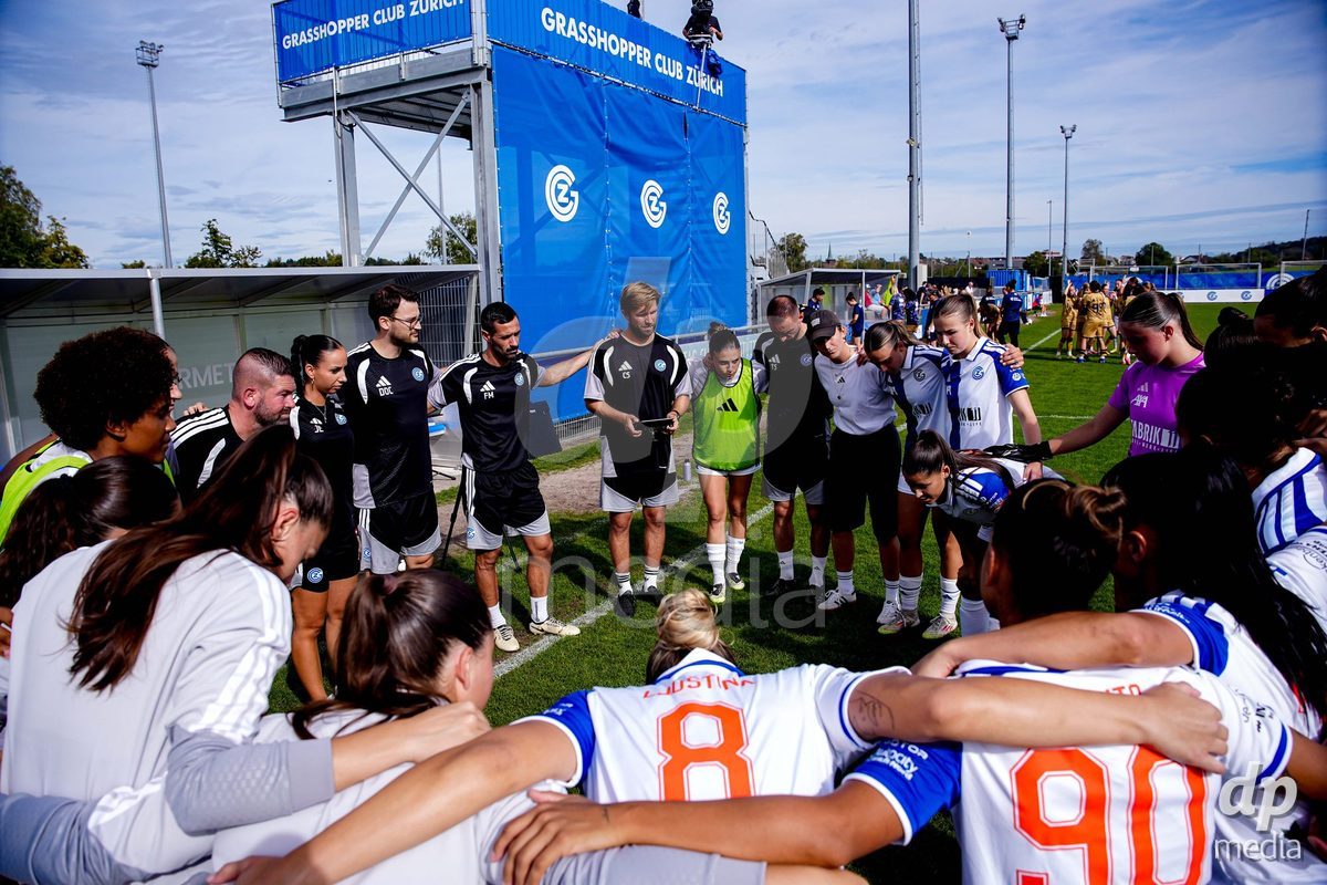 NIEDERHASLI, SWITZERLAND - September 13: GC Frauenfussball during the AXA Women's Super League match between GC Frauenfussball and FC Luzern at GC Campus on September 13, 2026 in Niederhasli, Switzerland.