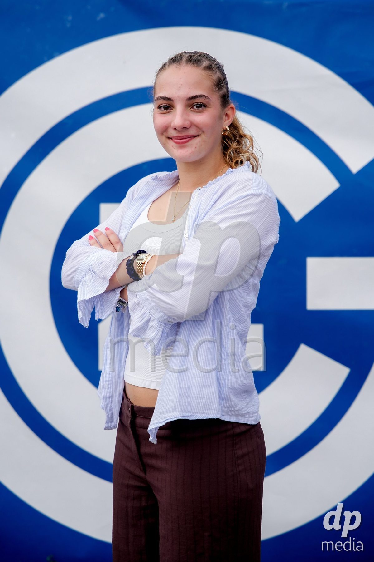NIEDERHASLI, SWITZERLAND - September 13: Emilia Brunner of GC Frauenfussball during the AXA Women's Super League match between GC Frauenfussball and FC Luzern at GC Campus on September 13, 2026 in Niederhasli, Switzerland.