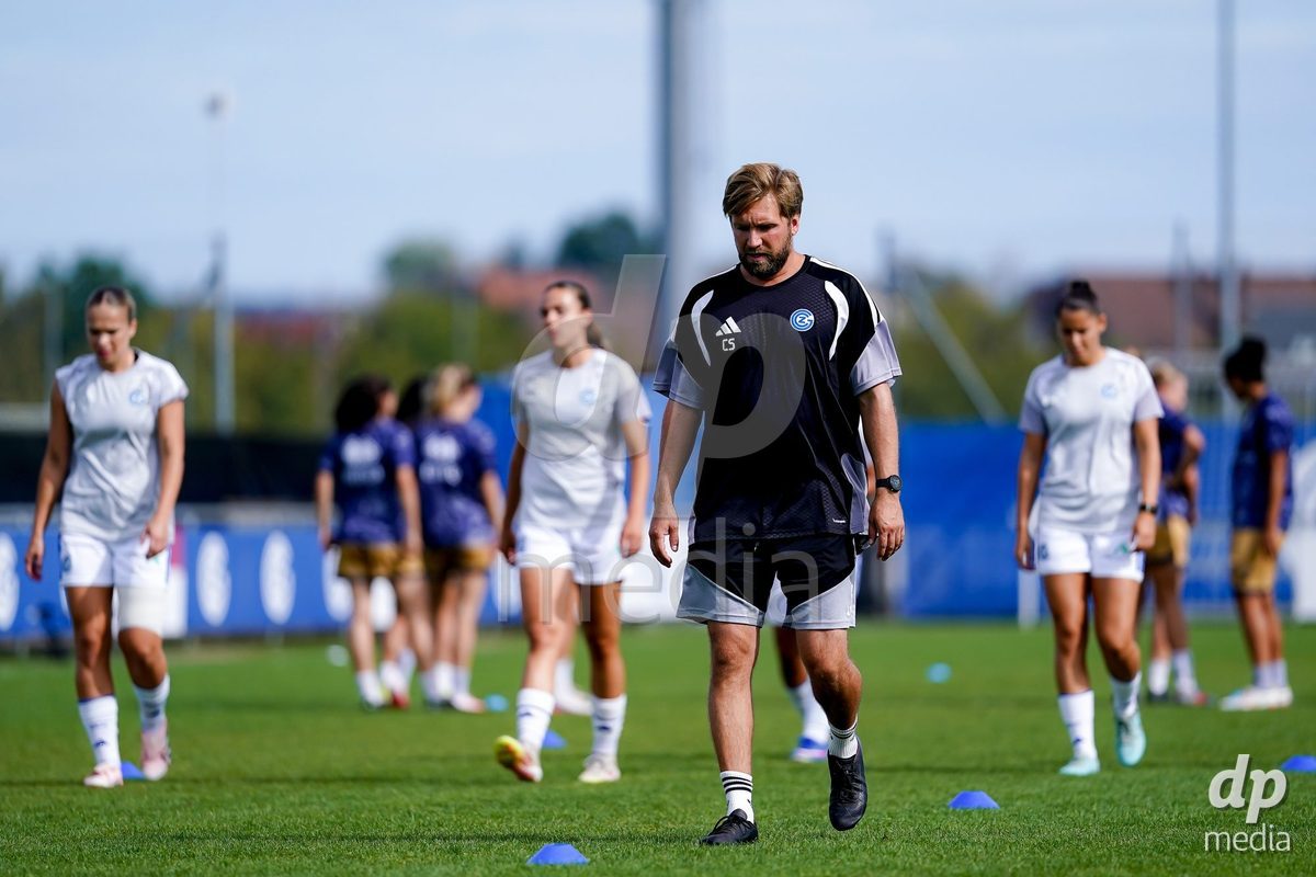 NIEDERHASLI, SWITZERLAND - September 13: Staff of GC Frauenfussball during the AXA Women's Super League match between GC Frauenfussball and FC Luzern at GC Campus on September 13, 2026 in Niederhasli, Switzerland.