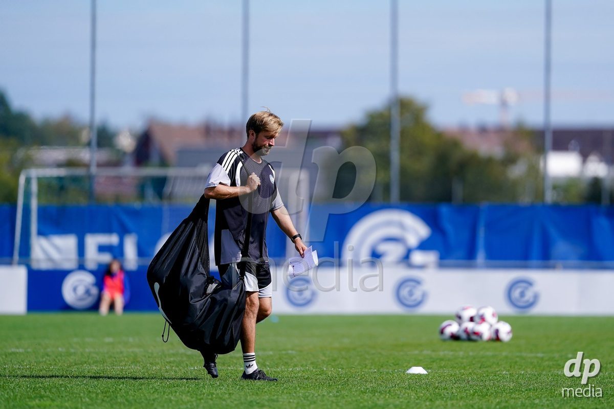 NIEDERHASLI, SWITZERLAND - September 13: Staff of GC Frauenfussball during the AXA Women's Super League match between GC Frauenfussball and FC Luzern at GC Campus on September 13, 2026 in Niederhasli, Switzerland.