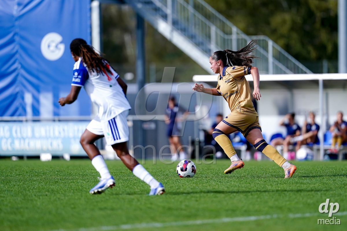 NIEDERHASLI, SWITZERLAND - September 13: Melissa Rondalli of FC Luzern controls the ball during the AXA Women's Super League match between GC Frauenfussball and FC Luzern at GC Campus on September 13, 2026 in Niederhasli, Switzerland.