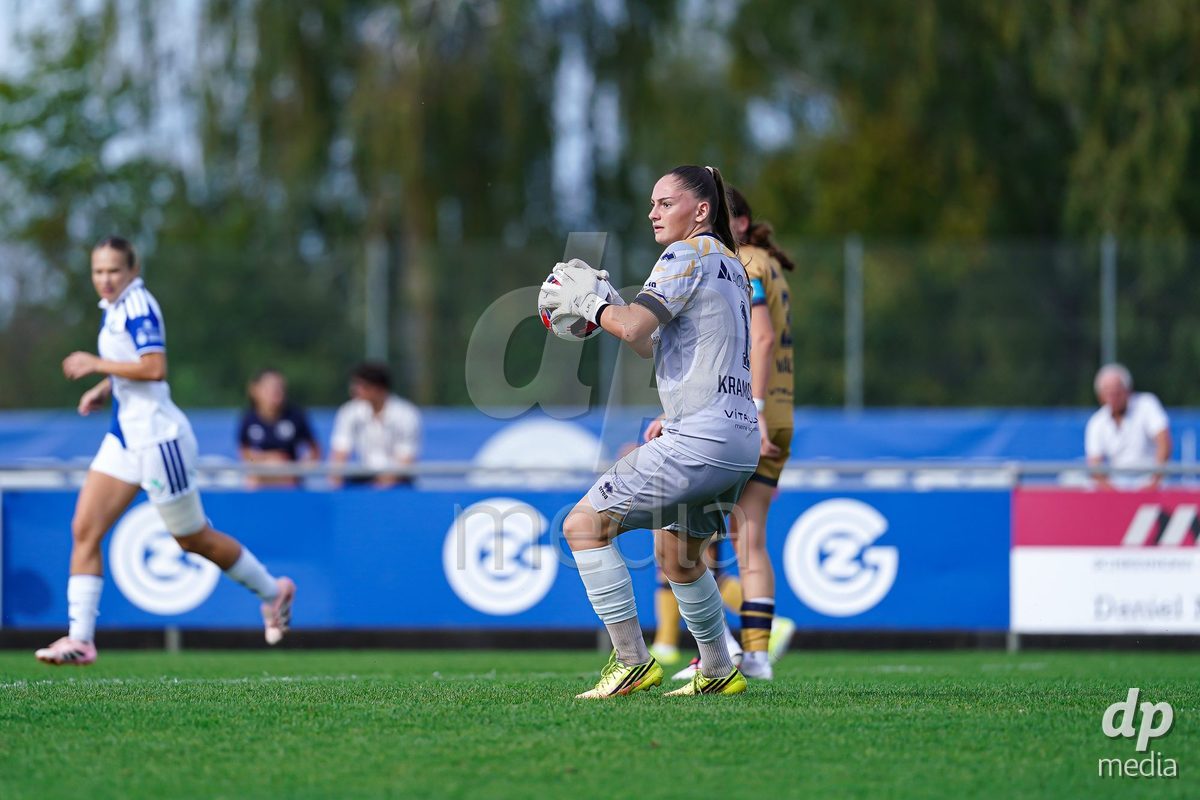 NIEDERHASLI, SWITZERLAND - September 13: Lea Kramoviku of FC Luzern during the AXA Women's Super League match between GC Frauenfussball and FC Luzern at GC Campus on September 13, 2026 in Niederhasli, Switzerland.