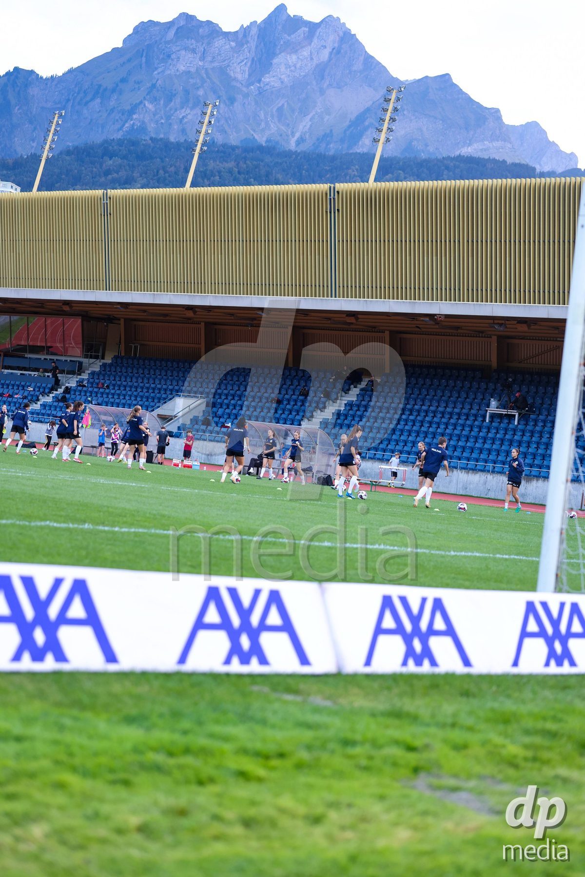 LUZERN, SWITZERLAND - SEPTEMBER 18: Stadion Photos of the AXA Women's Super League match between FC Luzern and FC Yverdon Women at Hubelmatt on September 18, 2026 in Luzern, Switzerland.