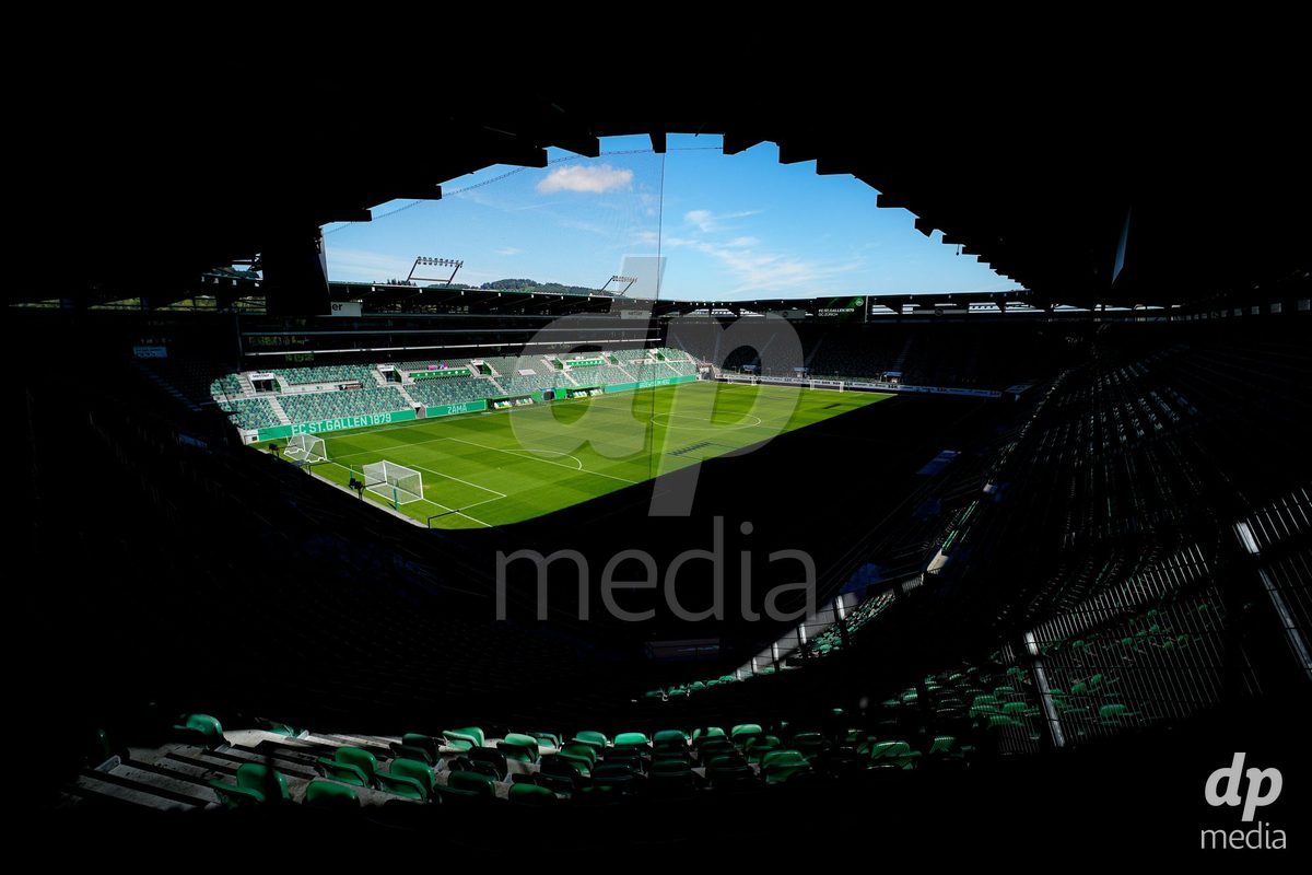 ST. GALLEN, SWITZERLAND - SEPTEMBER 19: General view of Berit Sitterstadion prior to the AXA Women's Super League match between FC St. Gallen 1879 and GC Frauenfussball at Berit Sitterstadion on September 19, 2026 in St. Gallen, Switzerland.