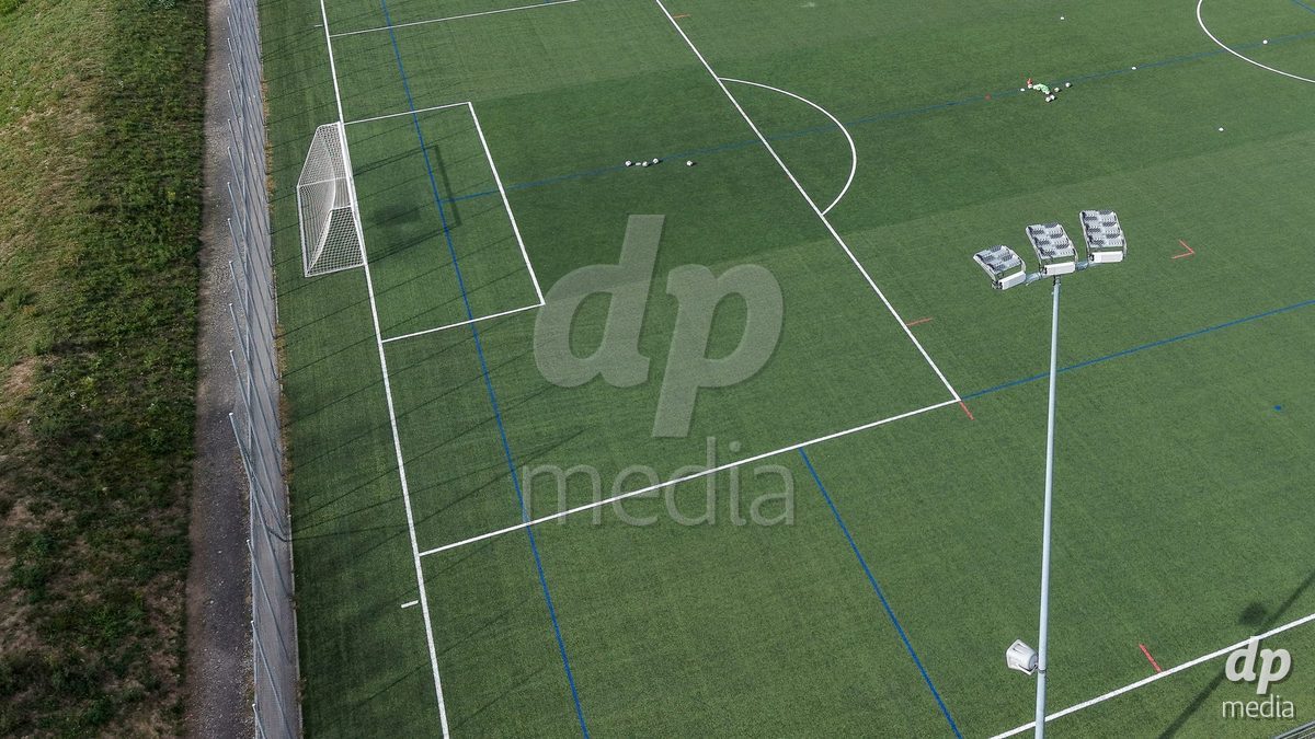 AARAU, SWITZERLAND - SEPTEMBER 19: Overview of the Sportanlage Schachen before the AXA Women's Super League match between FC Aarau Frauen and BSC YB Frauen at Sportanlage Schachen on September 19, 2026 in Aarau, Switzerland.