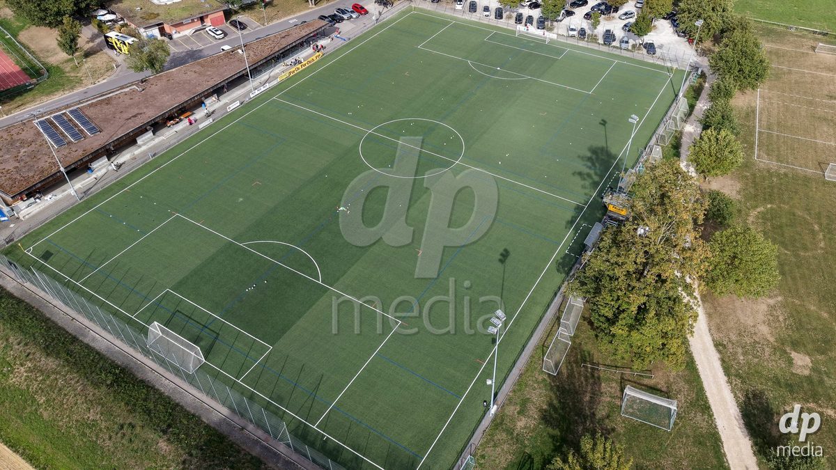 AARAU, SWITZERLAND - SEPTEMBER 19: Overview of the Sportanlage Schachen before the AXA Women's Super League match between FC Aarau Frauen and BSC YB Frauen at Sportanlage Schachen on September 19, 2026 in Aarau, Switzerland.