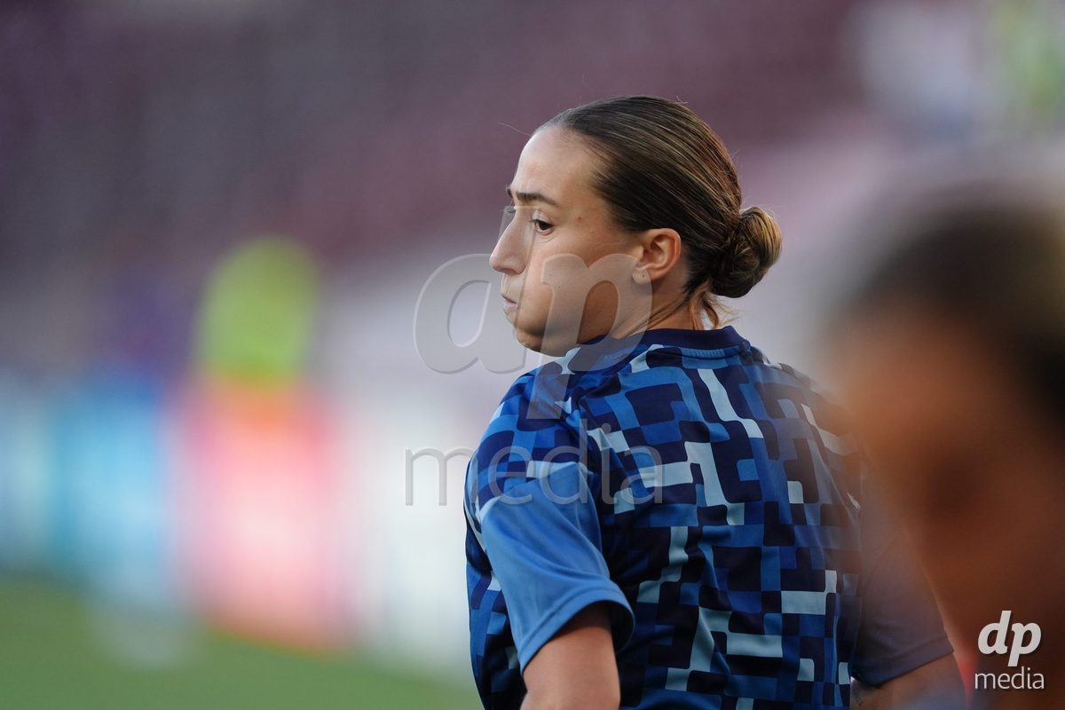 GENEVA, SWITZERLAND - SEPTEMBER 23: Laia Balleste of Servette FC Chenois Feminin during the UEFA Women's Champions League match between Servette FC Chenois Feminin and OL Lyonnes at Stade de Geneve on September 23, 2026 in Geneva, Switzerland.