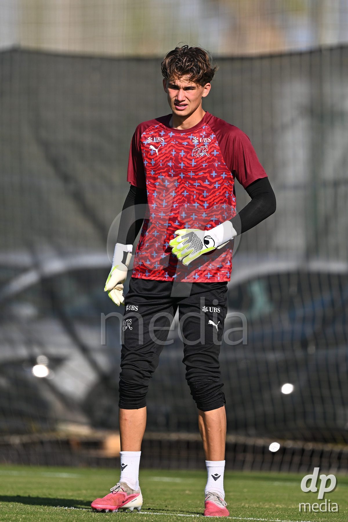 OLIVA NOVA, SPAIN - SEPTEMBER 23: Emch, Yanis of Switzerland during the International Friendly match between Switzerland U17 and Wales U17 at Oliva Nova Sports Center on September 23, 2026 in Oliva Nova, Spain.