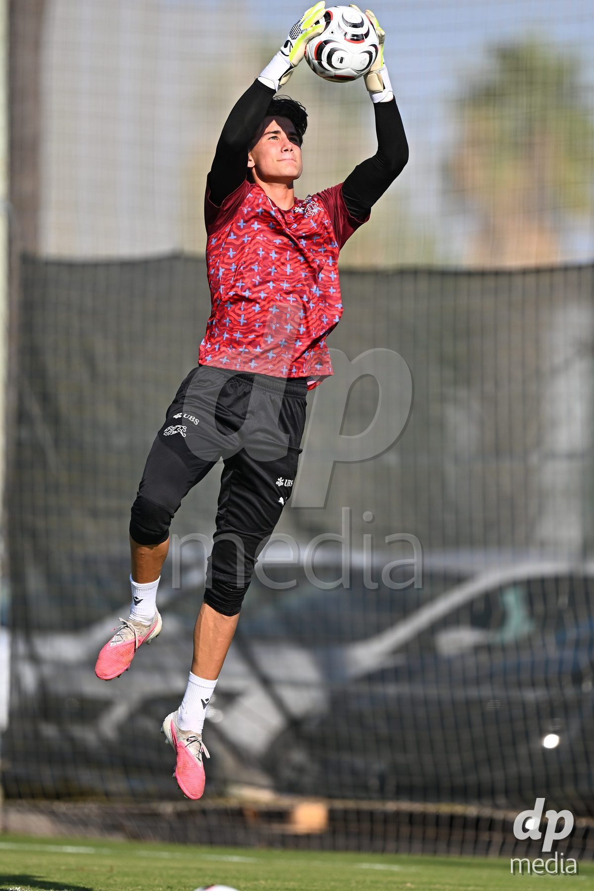 OLIVA NOVA, SPAIN - SEPTEMBER 23: Emch, Yanis of Switzerland during the International Friendly match between Switzerland U17 and Wales U17 at Oliva Nova Sports Center on September 23, 2026 in Oliva Nova, Spain.