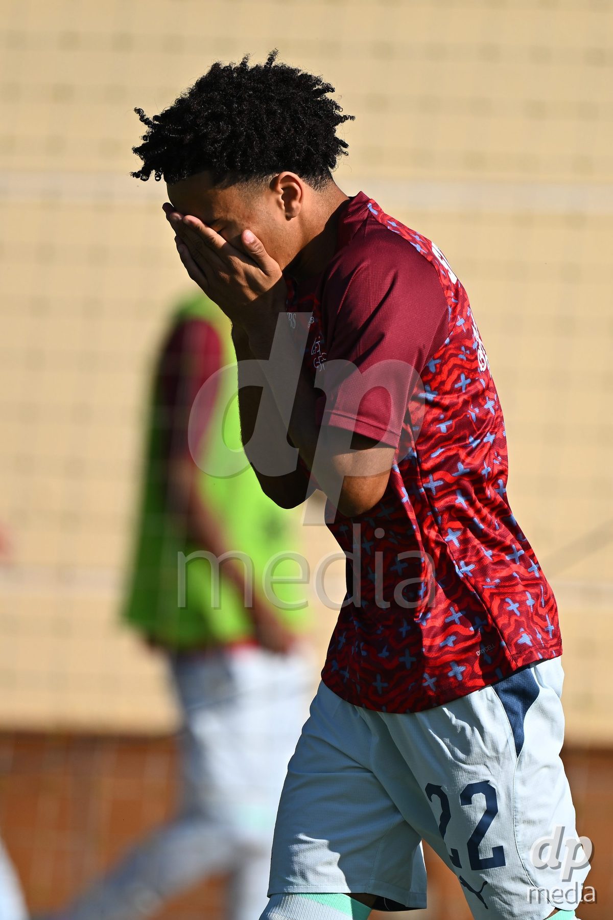 OLIVA NOVA, SPAIN - SEPTEMBER 23: Stifani, Nolaan of Switzerland during the International Friendly match between Switzerland U17 and Wales U17 at Oliva Nova Sports Center on September 23, 2026 in Oliva Nova, Spain.