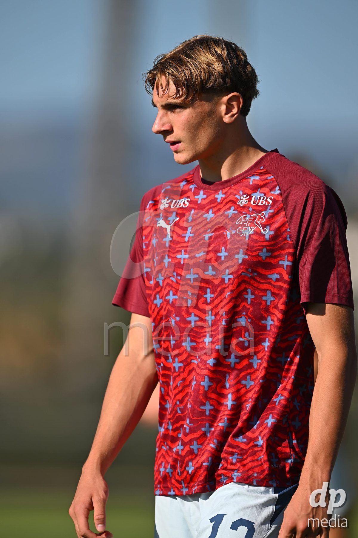 OLIVA NOVA, SPAIN - SEPTEMBER 23: Zanovello, Timothy of Switzerland during the International Friendly match between Switzerland U17 and Wales U17 at Oliva Nova Sports Center on September 23, 2026 in Oliva Nova, Spain.