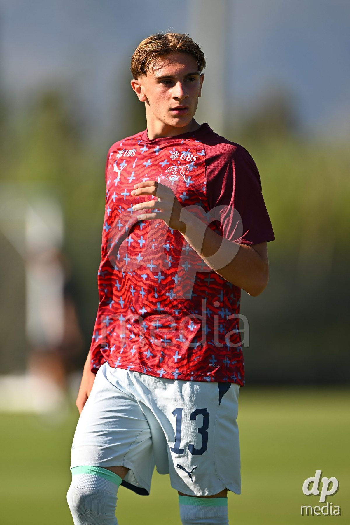 OLIVA NOVA, SPAIN - SEPTEMBER 23: Zanovello, Timothy of Switzerland during the International Friendly match between Switzerland U17 and Wales U17 at Oliva Nova Sports Center on September 23, 2026 in Oliva Nova, Spain.