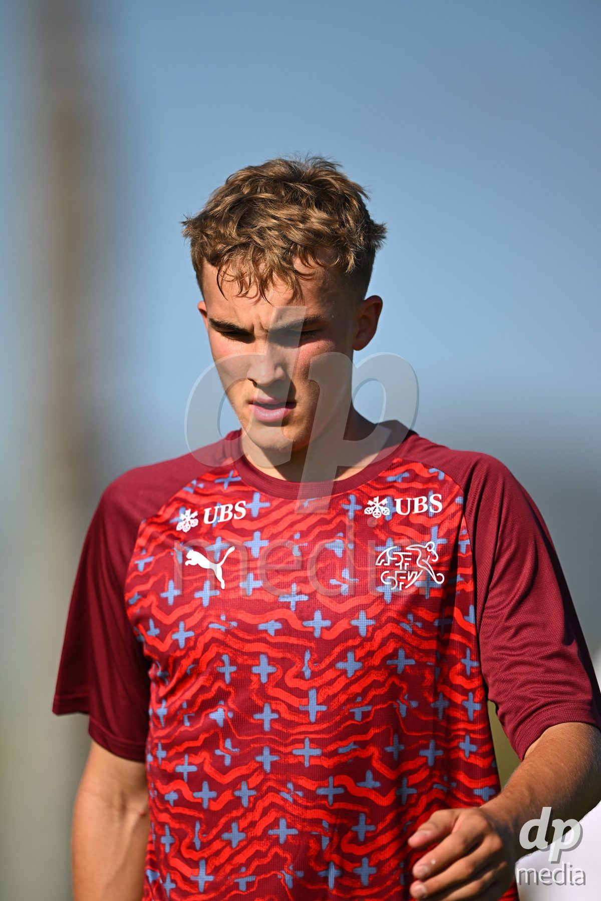 OLIVA NOVA, SPAIN - SEPTEMBER 23: Cavka, Niko of Switzerland during the International Friendly match between Switzerland U17 and Wales U17 at Oliva Nova Sports Center on September 23, 2026 in Oliva Nova, Spain.