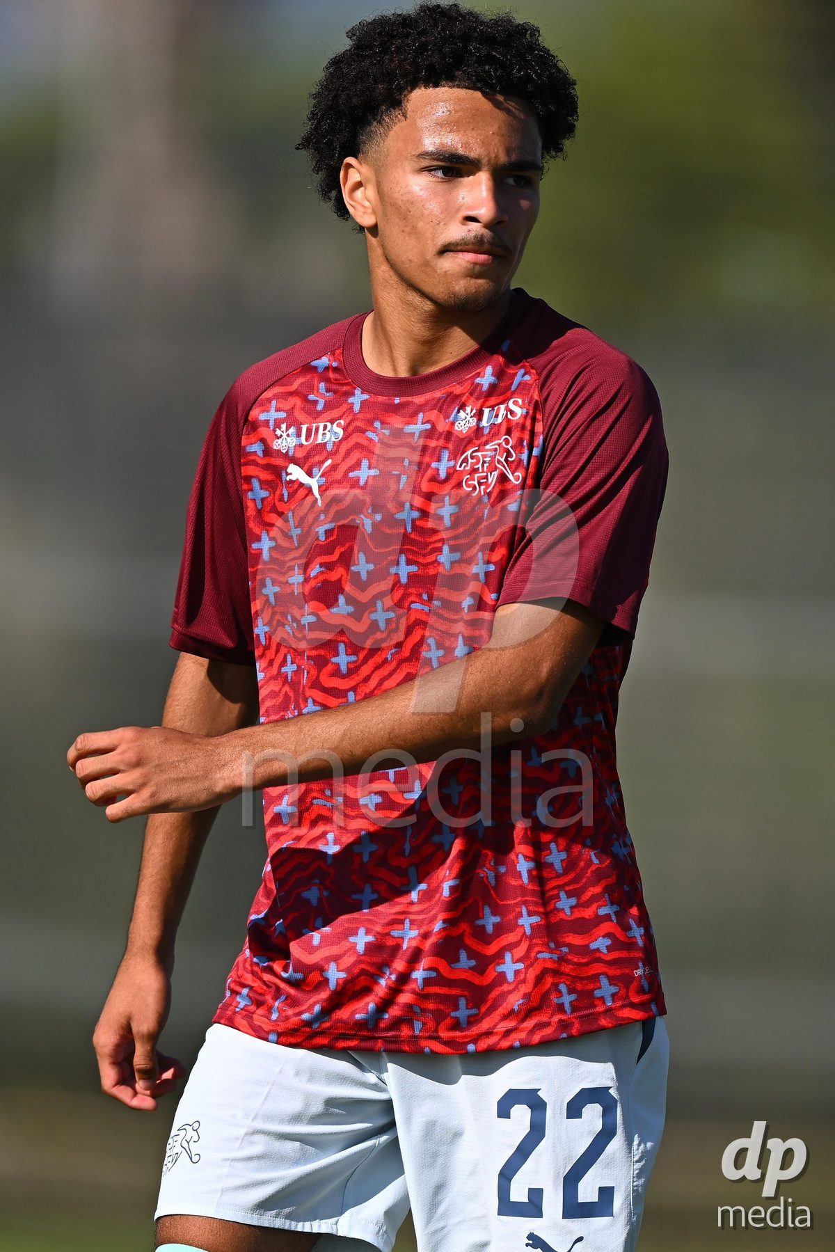 OLIVA NOVA, SPAIN - SEPTEMBER 23: Stifani, Nolaan of Switzerland during the International Friendly match between Switzerland U17 and Wales U17 at Oliva Nova Sports Center on September 23, 2026 in Oliva Nova, Spain.
