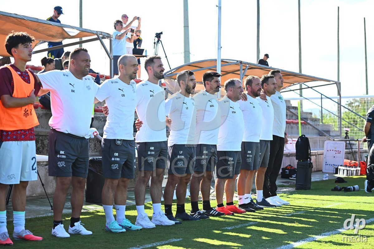OLIVA NOVA, SPAIN - SEPTEMBER 23: the International Friendly match between Switzerland U17 and Wales U17 at Oliva Nova Sports Center on September 23, 2026 in Oliva Nova, Spain.