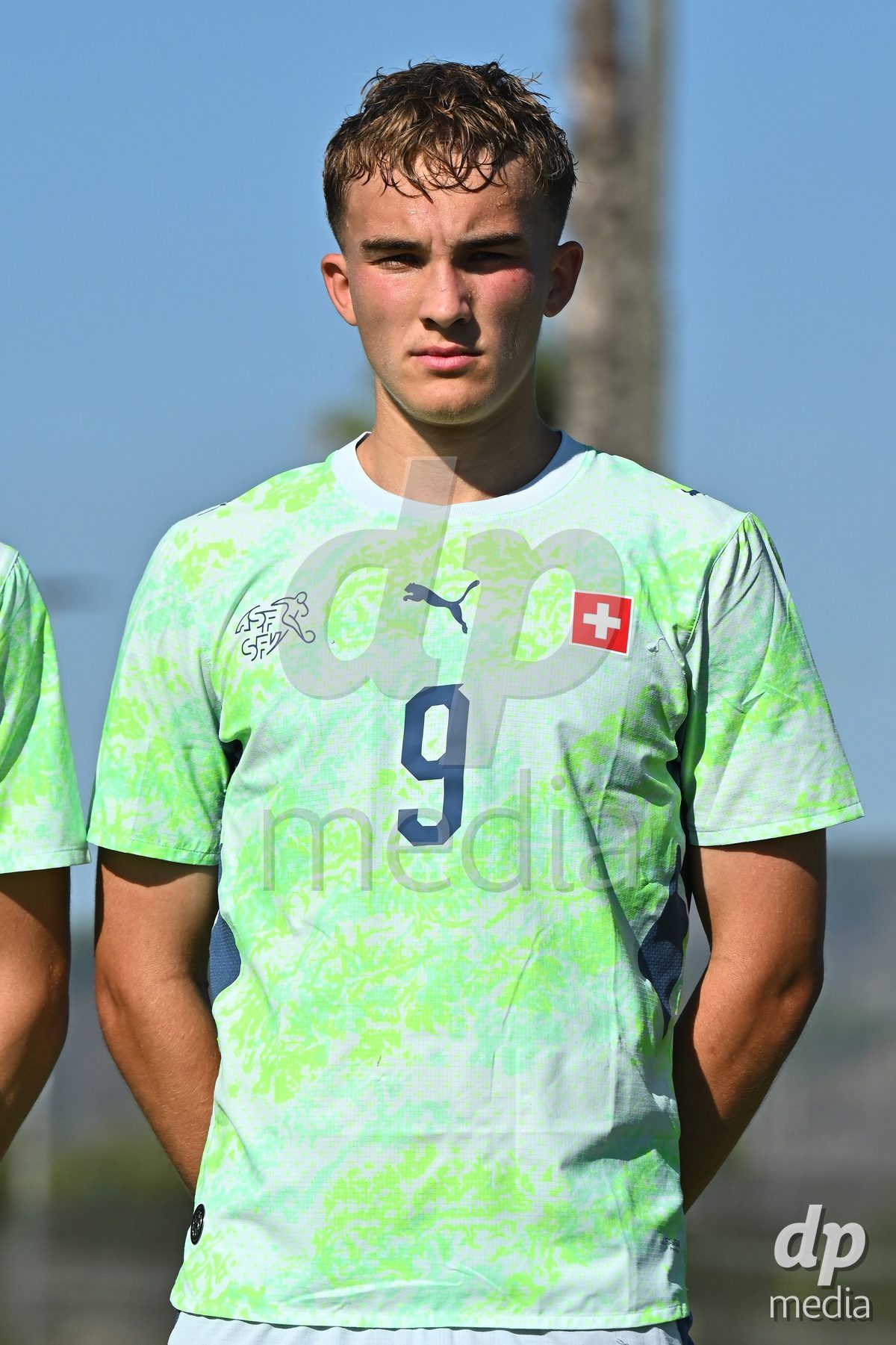 OLIVA NOVA, SPAIN - SEPTEMBER 23: Cavka, Niko of Switzerland during the International Friendly match between Switzerland U17 and Wales U17 at Oliva Nova Sports Center on September 23, 2026 in Oliva Nova, Spain.