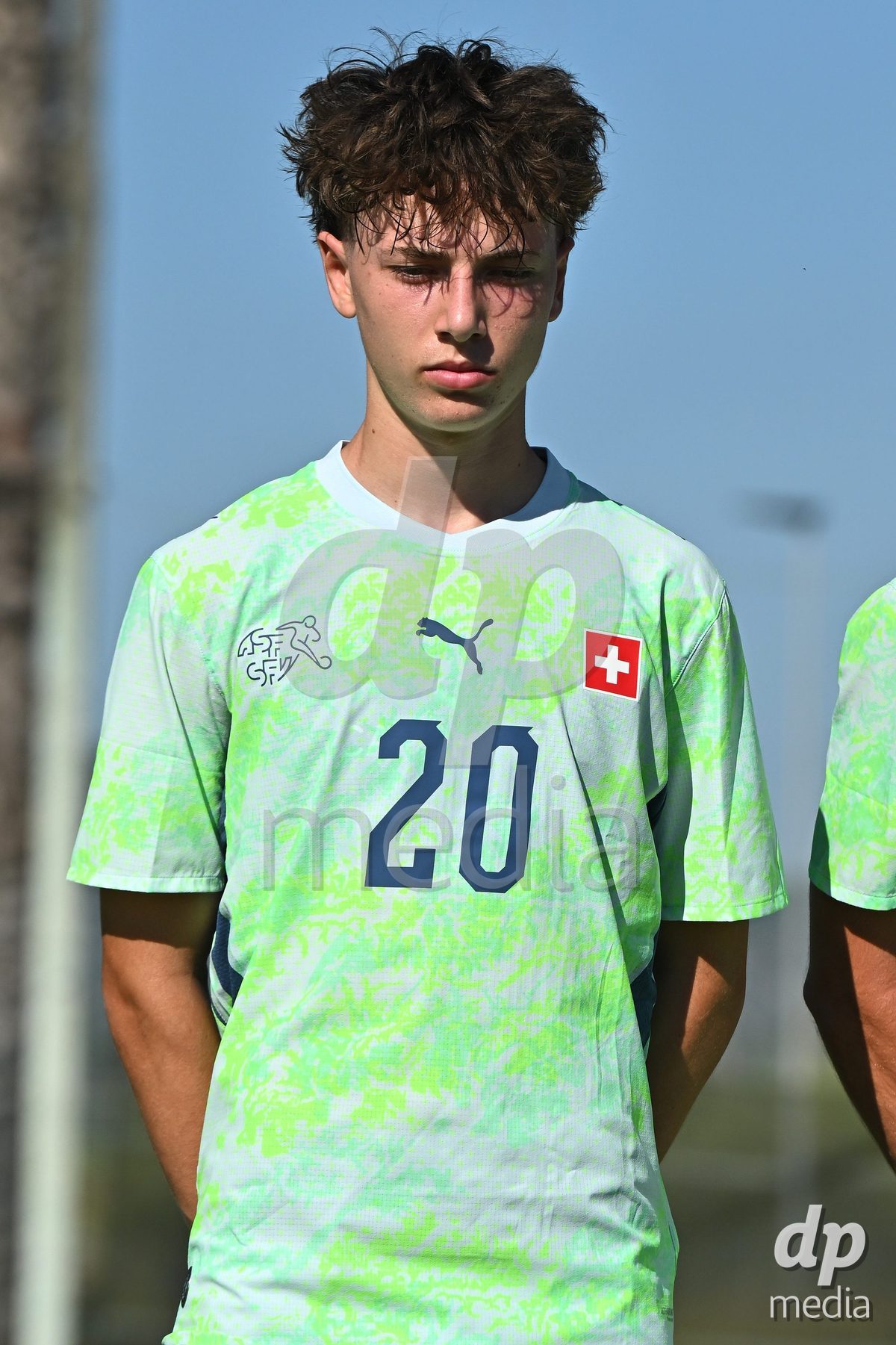 OLIVA NOVA, SPAIN - SEPTEMBER 23: Thommen, Loan of Switzerland during the International Friendly match between Switzerland U17 and Wales U17 at Oliva Nova Sports Center on September 23, 2026 in Oliva Nova, Spain.
