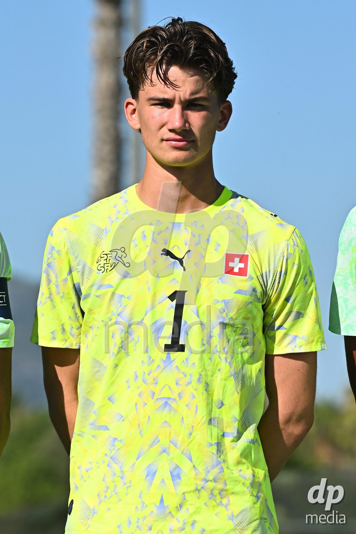 OLIVA NOVA, SPAIN - SEPTEMBER 23: Emch, Yanis of Switzerland during the International Friendly match between Switzerland U17 and Wales U17 at Oliva Nova Sports Center on September 23, 2026 in Oliva Nova, Spain.