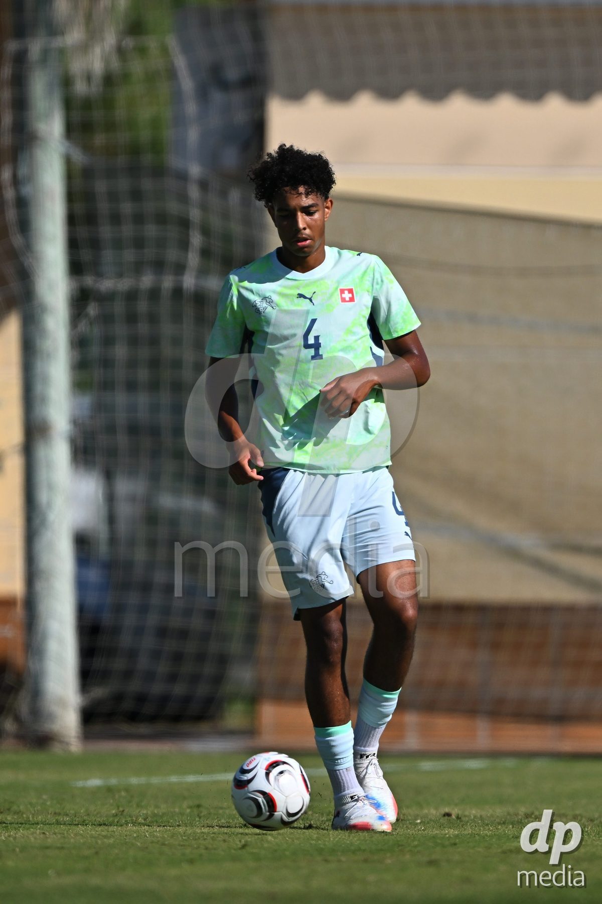 OLIVA NOVA, SPAIN - SEPTEMBER 23: Onwuzulike, Ifeanyichukwu of Switzerland during the International Friendly match between Switzerland U17 and Wales U17 at Oliva Nova Sports Center on September 23, 2026 in Oliva Nova, Spain.
