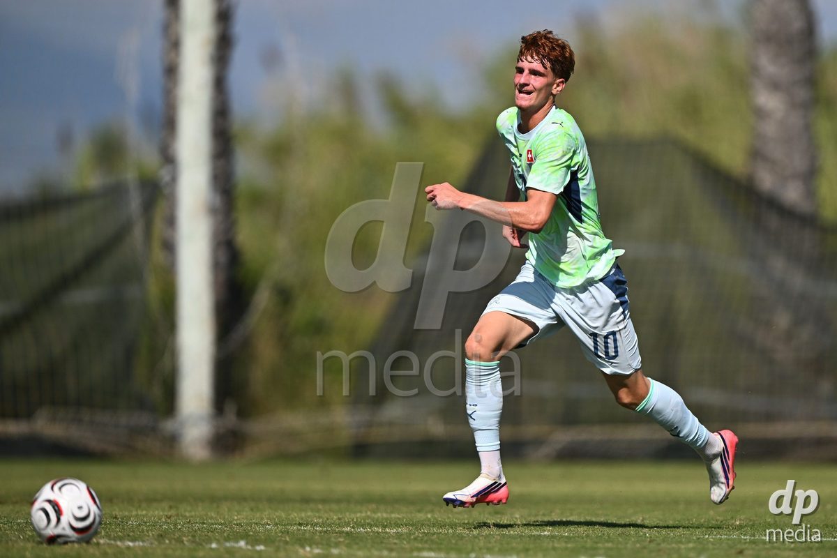 OLIVA NOVA, SPAIN - SEPTEMBER 23: Kele, Eron of Switzerland during the International Friendly match between Switzerland U17 and Wales U17 at Oliva Nova Sports Center on September 23, 2026 in Oliva Nova, Spain.