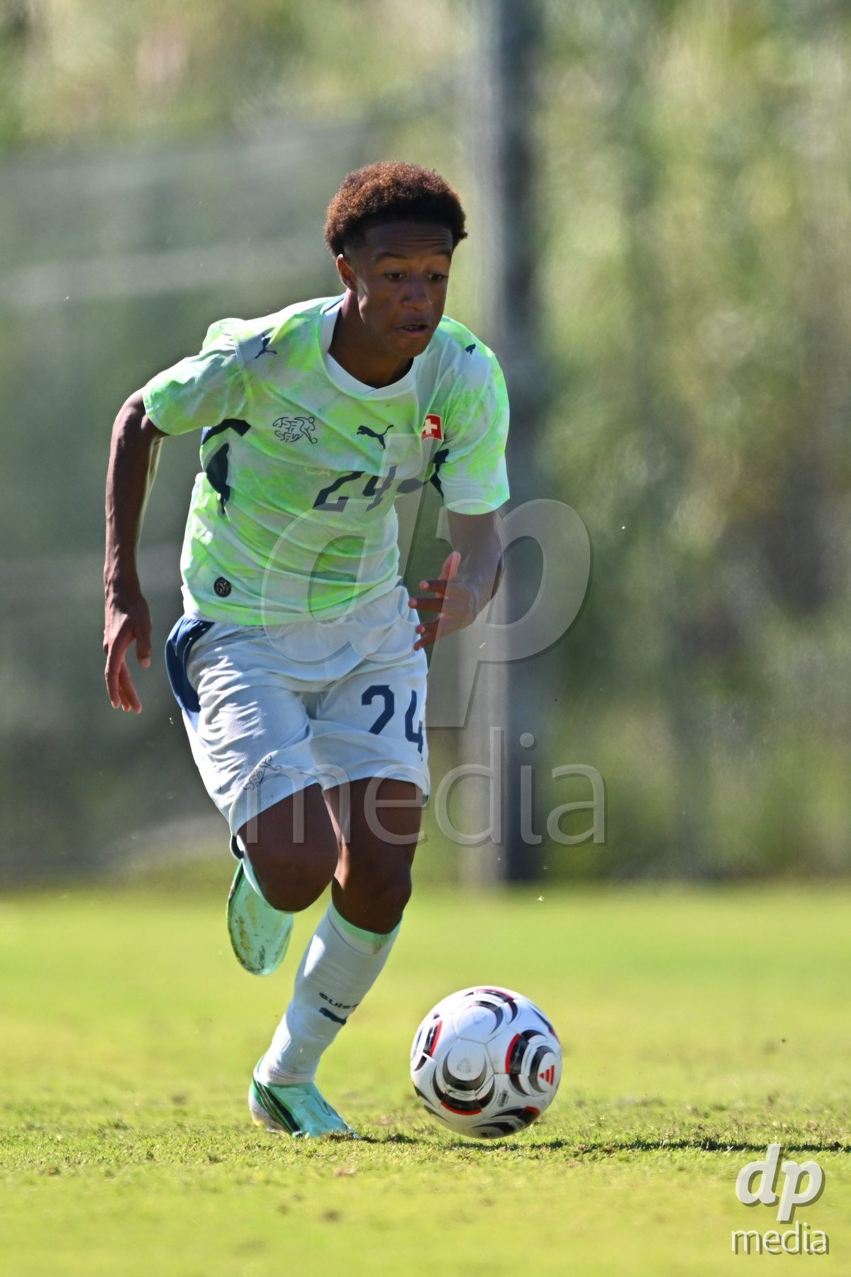 OLIVA NOVA, SPAIN - SEPTEMBER 23: Hare, Ryan of Switzerland during the International Friendly match between Switzerland U17 and Wales U17 at Oliva Nova Sports Center on September 23, 2026 in Oliva Nova, Spain.