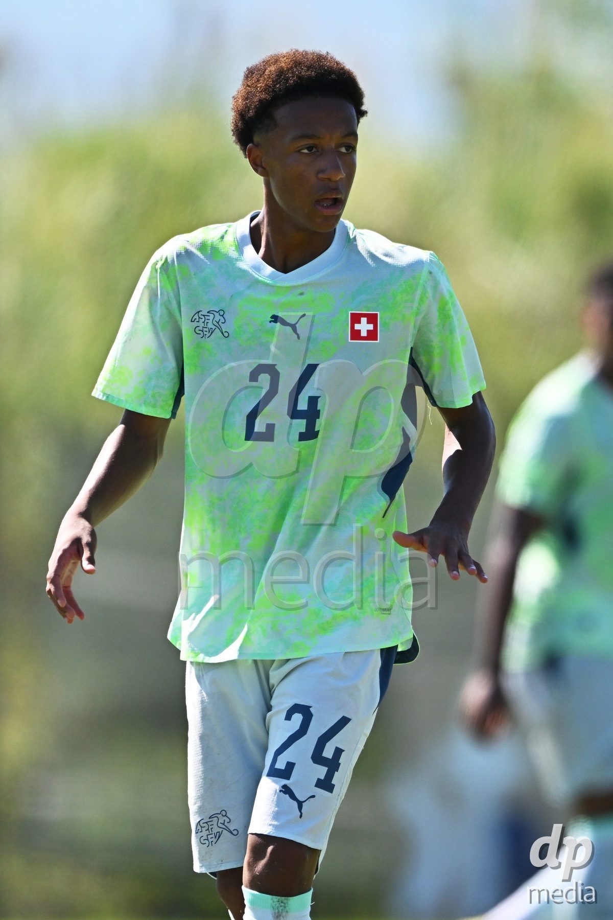 OLIVA NOVA, SPAIN - SEPTEMBER 23: Hare, Ryan of Switzerland during the International Friendly match between Switzerland U17 and Wales U17 at Oliva Nova Sports Center on September 23, 2026 in Oliva Nova, Spain.