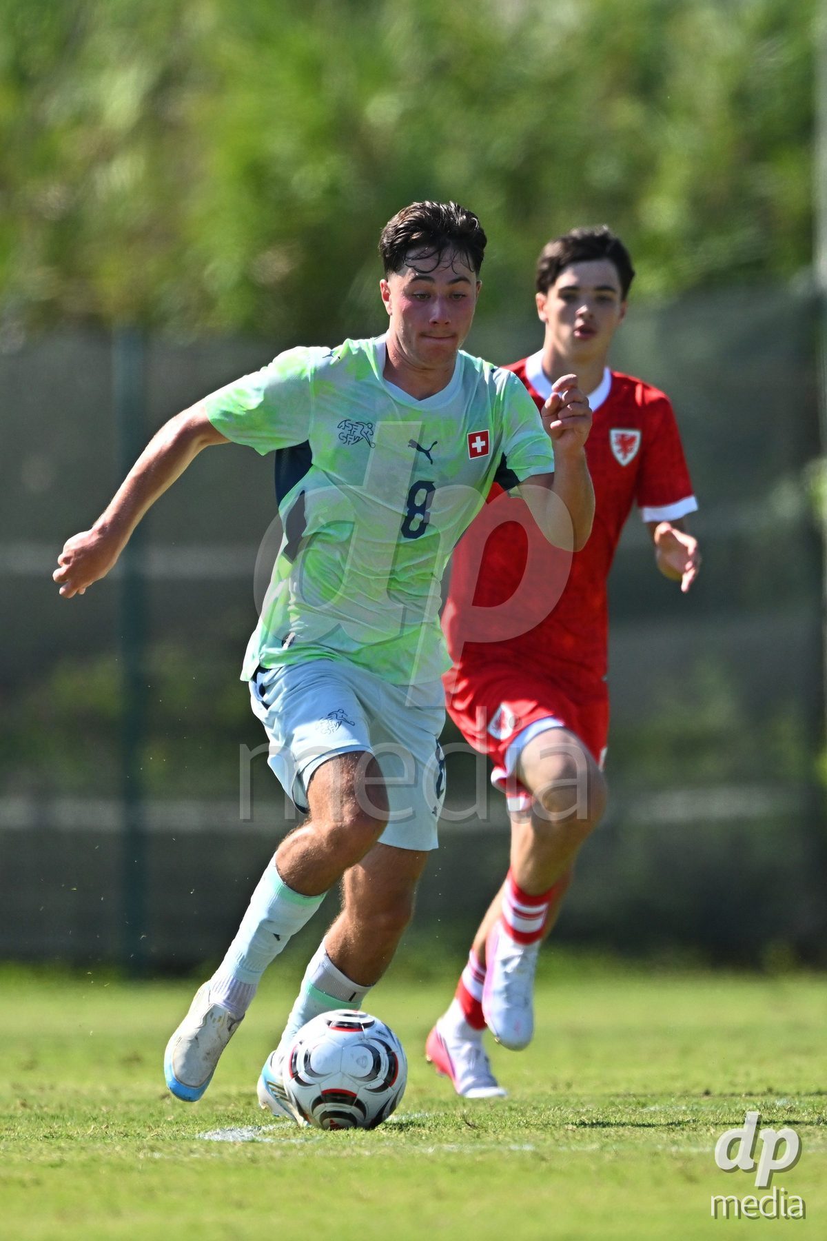 OLIVA NOVA, SPAIN - SEPTEMBER 23: Cottiati, Maceo of Switzerland during the International Friendly match between Switzerland U17 and Wales U17 at Oliva Nova Sports Center on September 23, 2026 in Oliva Nova, Spain.