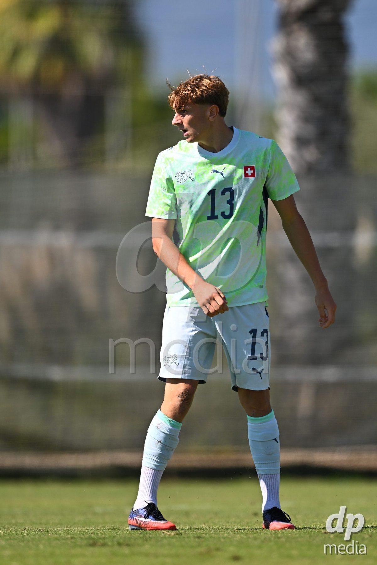 OLIVA NOVA, SPAIN - SEPTEMBER 23: Zanovello, Timothy of Switzerland during the International Friendly match between Switzerland U17 and Wales U17 at Oliva Nova Sports Center on September 23, 2026 in Oliva Nova, Spain.
