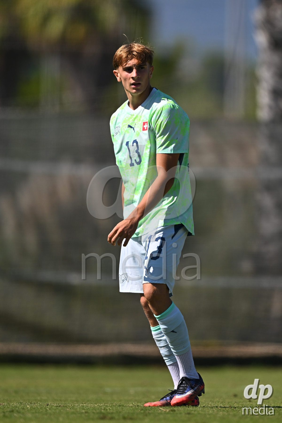 OLIVA NOVA, SPAIN - SEPTEMBER 23: Zanovello, Timothy of Switzerland during the International Friendly match between Switzerland U17 and Wales U17 at Oliva Nova Sports Center on September 23, 2026 in Oliva Nova, Spain.