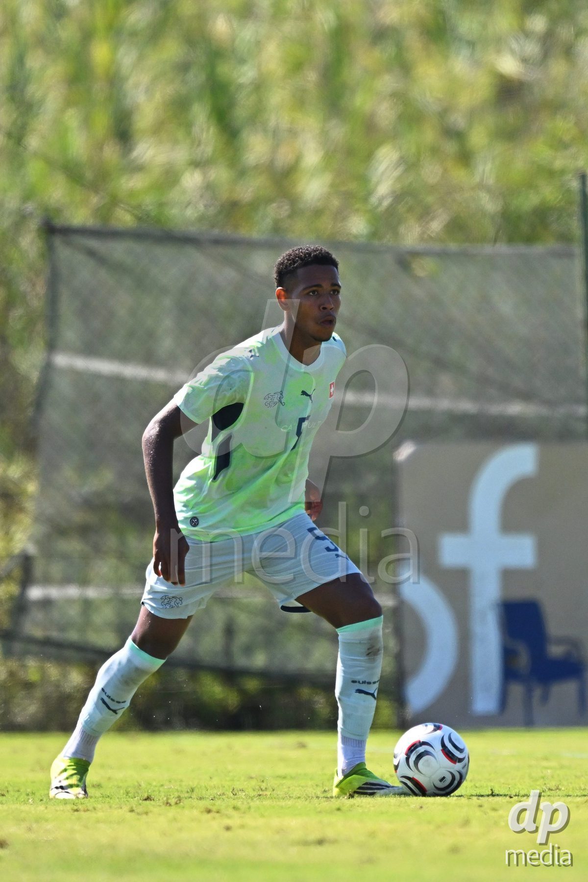 OLIVA NOVA, SPAIN - SEPTEMBER 23: Kakor, Noah of Switzerland during the International Friendly match between Switzerland U17 and Wales U17 at Oliva Nova Sports Center on September 23, 2026 in Oliva Nova, Spain.