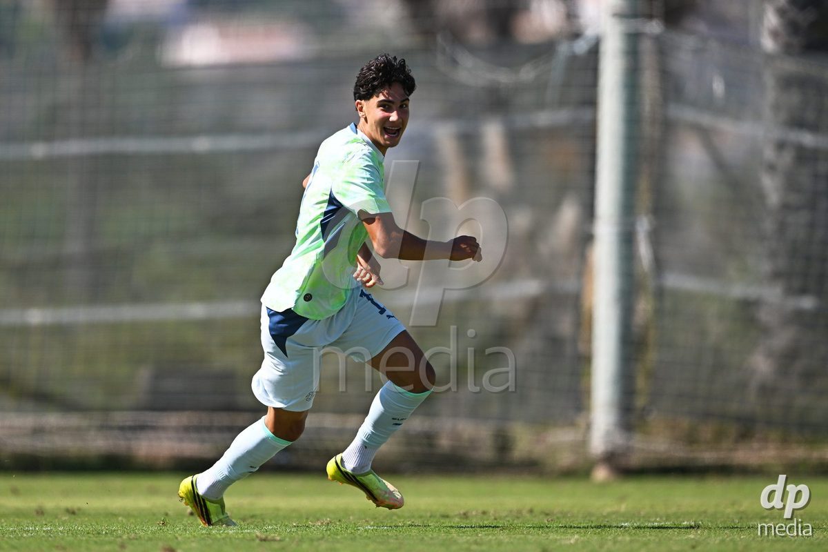 OLIVA NOVA, SPAIN - SEPTEMBER 23: Arslan Kaan, Erden of Switzerland during the International Friendly match between Switzerland U17 and Wales U17 at Oliva Nova Sports Center on September 23, 2026 in Oliva Nova, Spain.