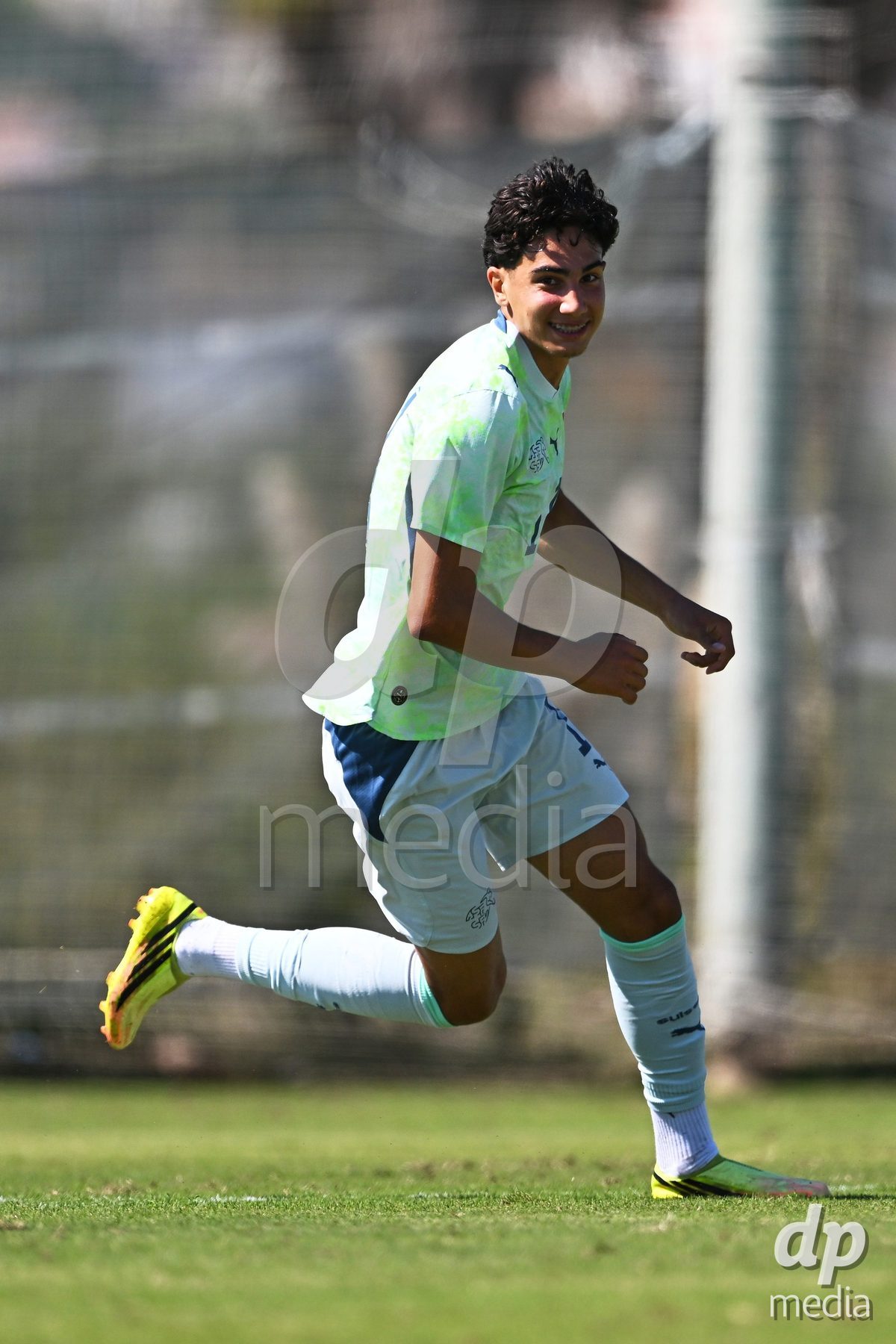 OLIVA NOVA, SPAIN - SEPTEMBER 23: Arslan Kaan, Erden of Switzerland during the International Friendly match between Switzerland U17 and Wales U17 at Oliva Nova Sports Center on September 23, 2026 in Oliva Nova, Spain.