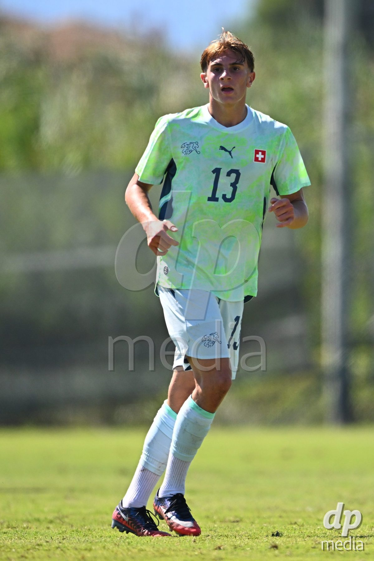 OLIVA NOVA, SPAIN - SEPTEMBER 23: Zanovello, Timothy of Switzerland during the International Friendly match between Switzerland U17 and Wales U17 at Oliva Nova Sports Center on September 23, 2026 in Oliva Nova, Spain.