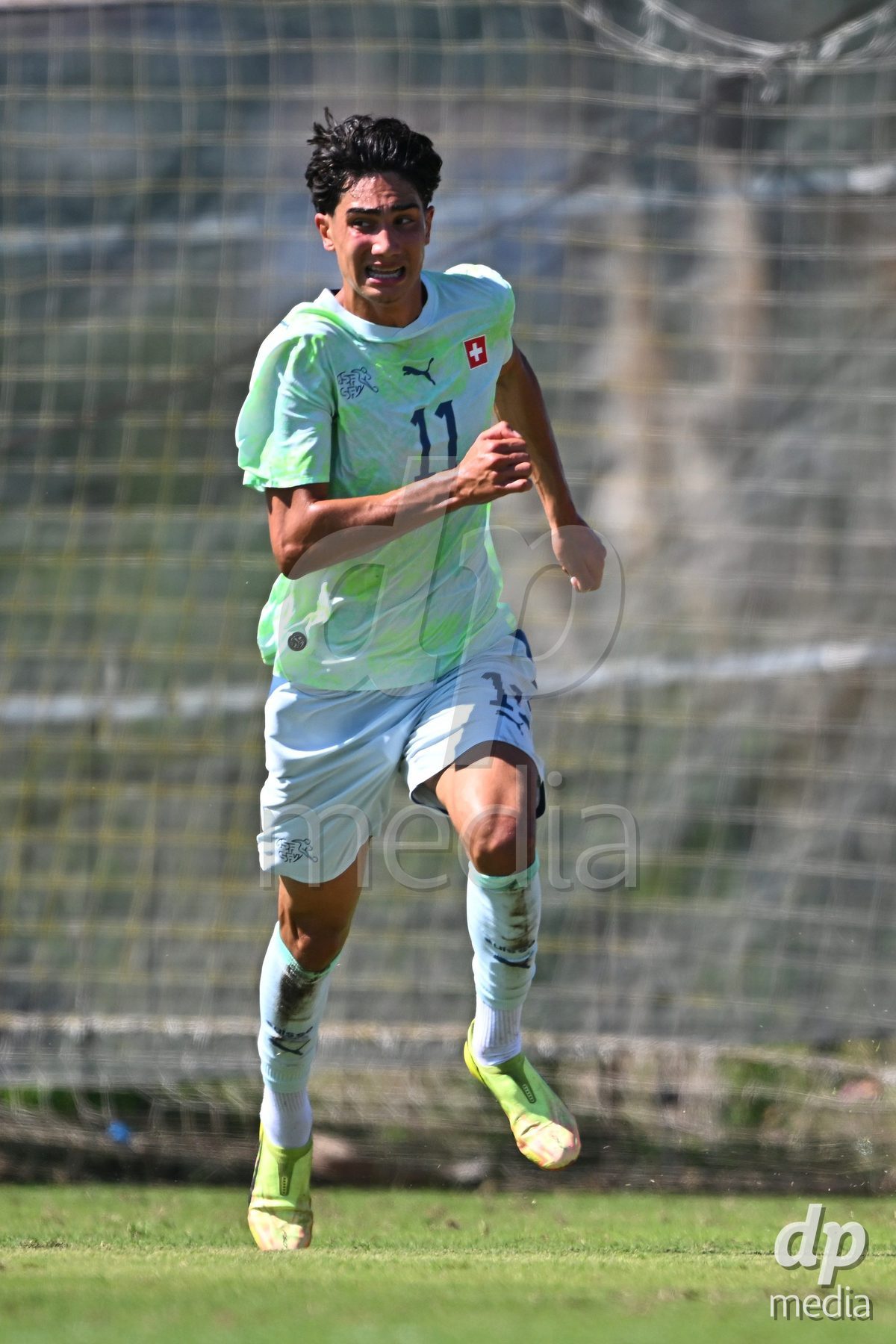 OLIVA NOVA, SPAIN - SEPTEMBER 23: Arslan Kaan, Erden of Switzerland during the International Friendly match between Switzerland U17 and Wales U17 at Oliva Nova Sports Center on September 23, 2026 in Oliva Nova, Spain.