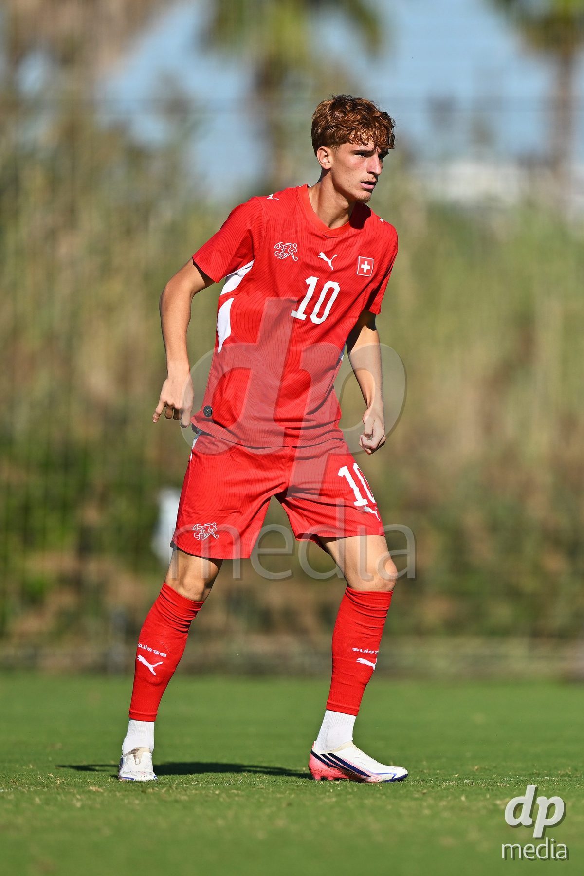 OLIVA NOVA, SPAIN - SEPTEMBER 25: Eron Kele of Switzerland during the International Friendly match between Northern Ireland U17 and Switzerland U17 at Oliva Nova Sports Center on September 25, 2026 in Oliva Nova, Spain.