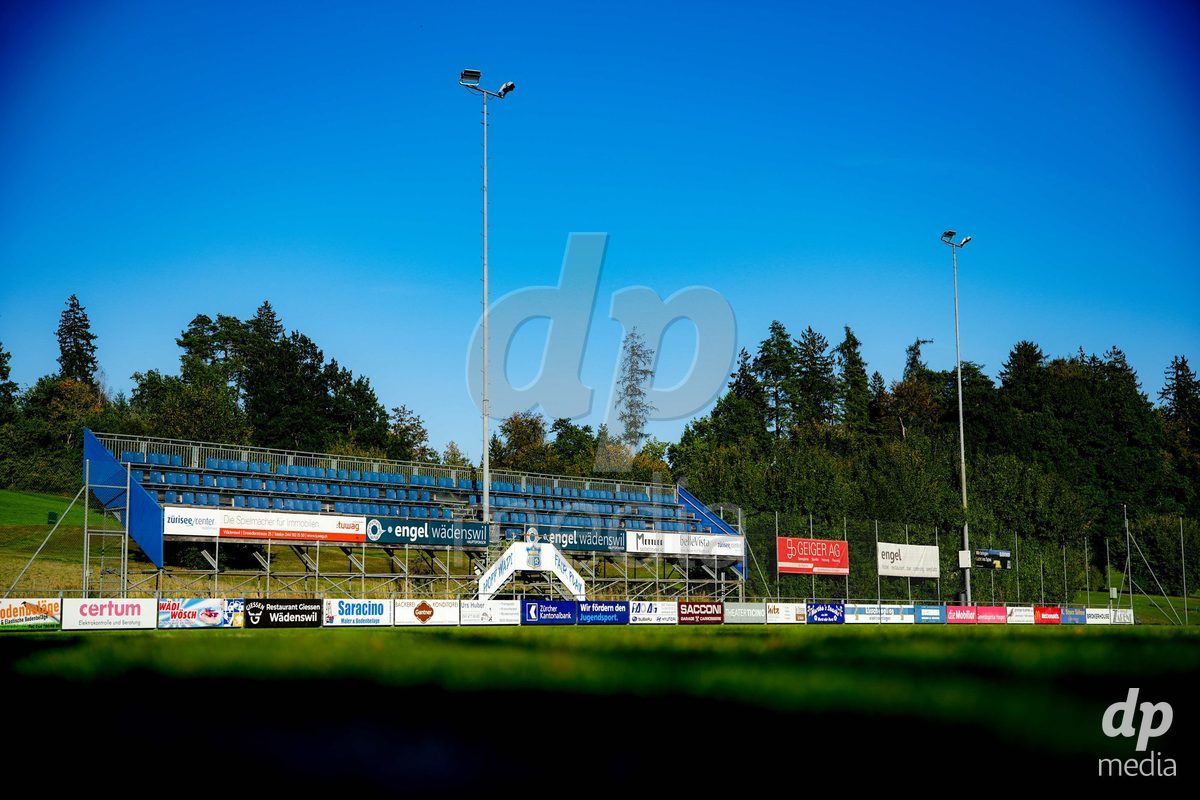 WÄDENSWIL, SWITZERLAND - SEPTEMBER 25: General view of Sportplatz Beichlen prior to the AXA Women's Cup match between FC Wädenswil 1 and GC Frauenfussball at Sportplatz Beichlen on September 25, 2026 in Wädenswil.