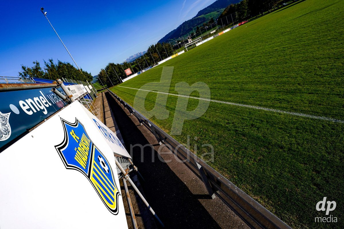 WÄDENSWIL, SWITZERLAND - SEPTEMBER 25: General view of Sportplatz Beichlen prior to the AXA Women's Cup match between FC Wädenswil 1 and GC Frauenfussball at Sportplatz Beichlen on September 25, 2026 in Wädenswil.