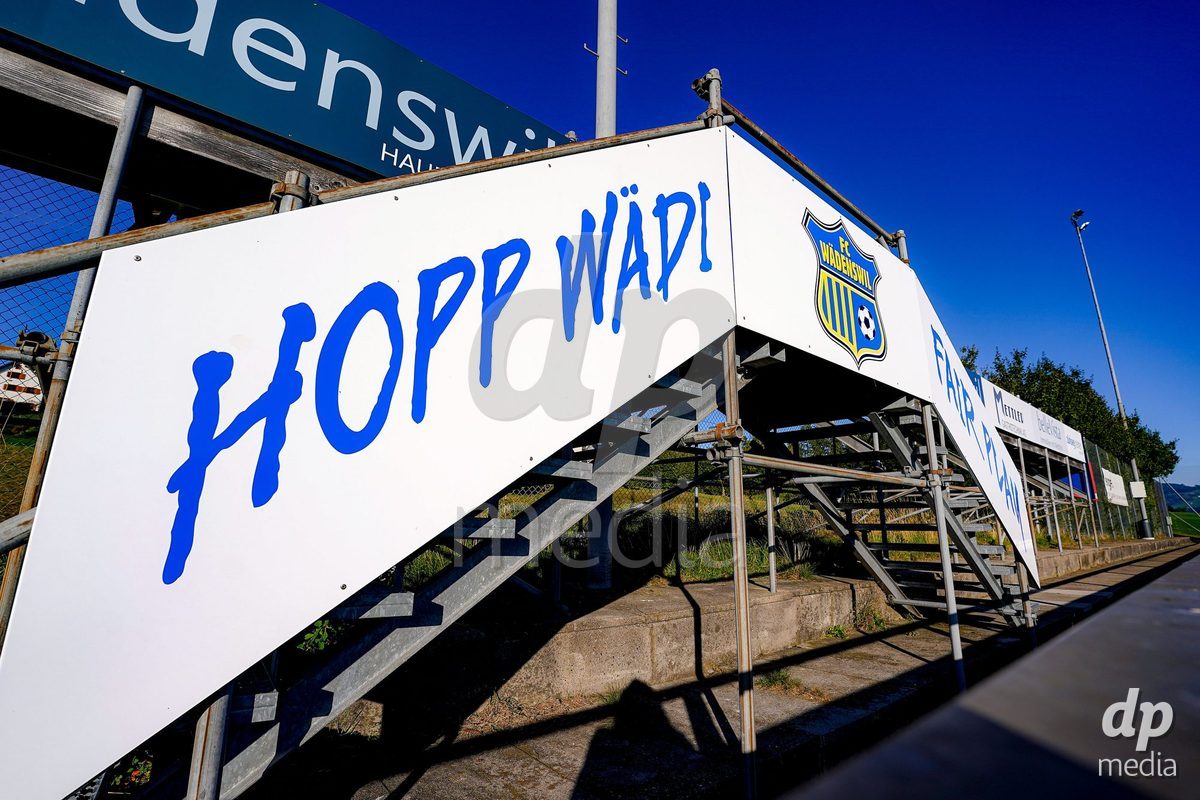 WÄDENSWIL, SWITZERLAND - SEPTEMBER 25: General view of Sportplatz Beichlen prior to the AXA Women's Cup match between FC Wädenswil 1 and GC Frauenfussball at Sportplatz Beichlen on September 25, 2026 in Wädenswil.
