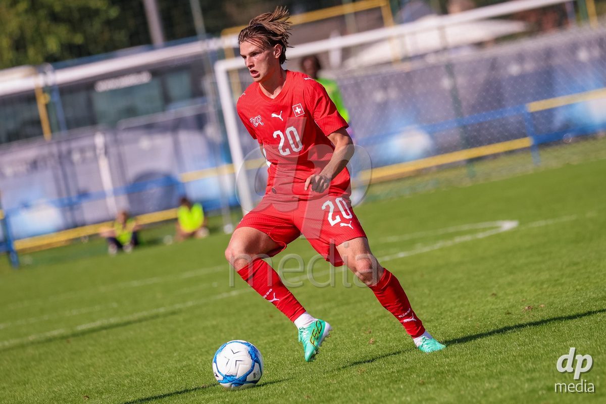 DUNAJSKA LUZNA, SLOVAKIA - SEPTEMBER 25: Jill Stiel the International Friendly football match between Switzerland U19 and Poland U19 on September 25, 2026 in Dunajska Luzna, Slovakia.