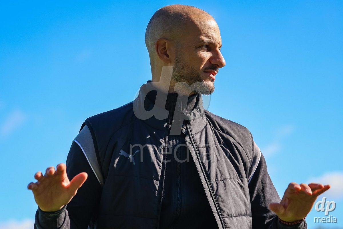 DUNAJSKA LUZNA, SLOVAKIA - SEPTEMBER 25: Luigi Pisino the International Friendly football match between Switzerland U19 and Poland U19 on September 25, 2026 in Dunajska Luzna, Slovakia.