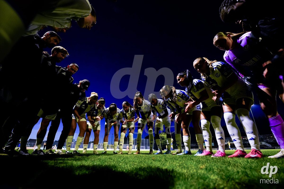 WÄDENSWIL, SWITZERLAND - SEPTEMBER 25: GC Frauenfussball during the AXA Women's Cup match between FC Wädenswil 1 and GC Frauenfussball at Sportplatz Beichlen on September 25, 2026 in Wädenswil.