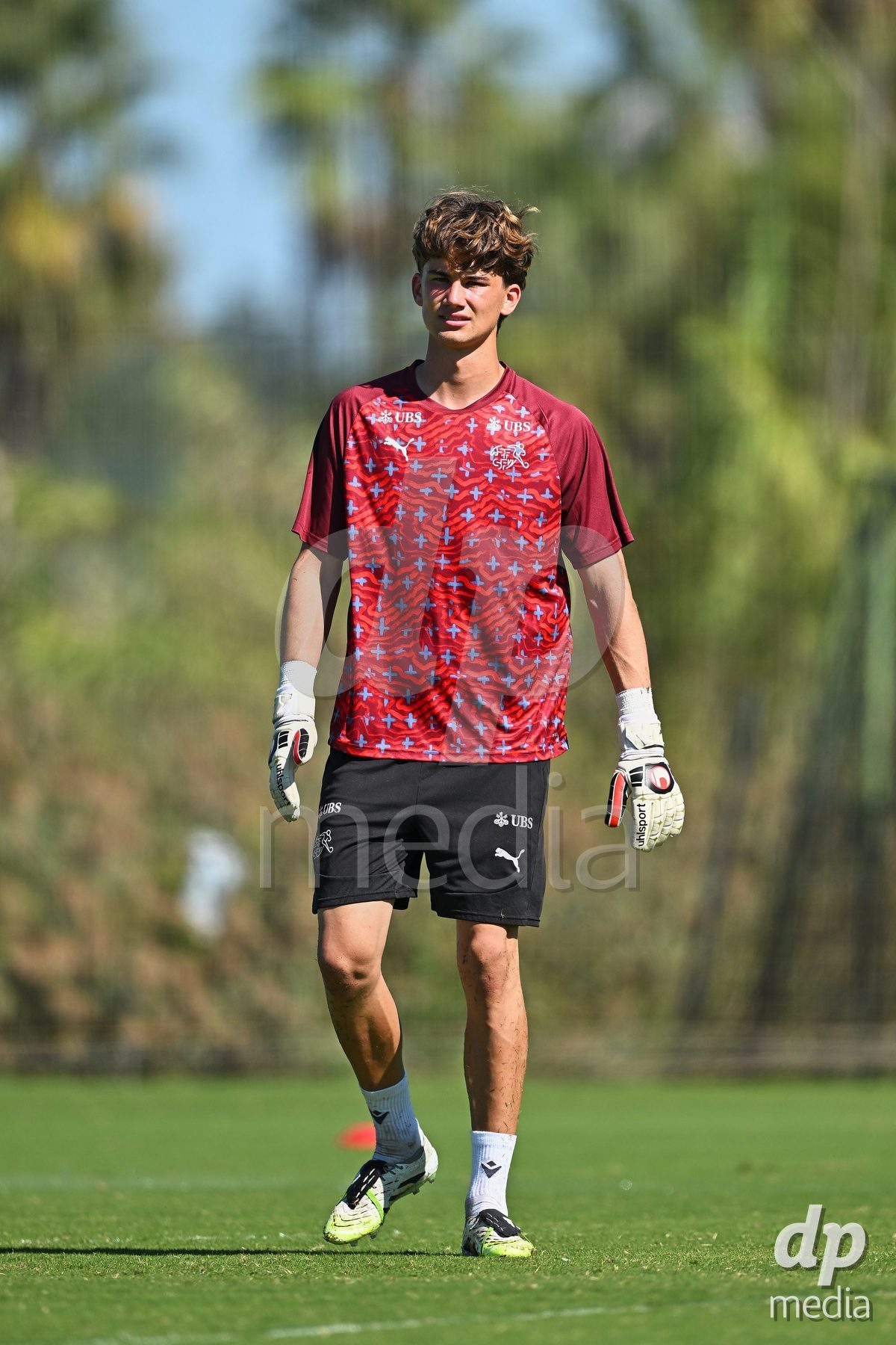 OLIVA NOVA, SPAIN - SEPTEMBER 25: Yanis Emch of Switzerland during the International Friendly match between Northern Ireland U17 and Switzerland U17 at Oliva Nova Sports Center on September 25, 2026 in Oliva Nova, Spain.