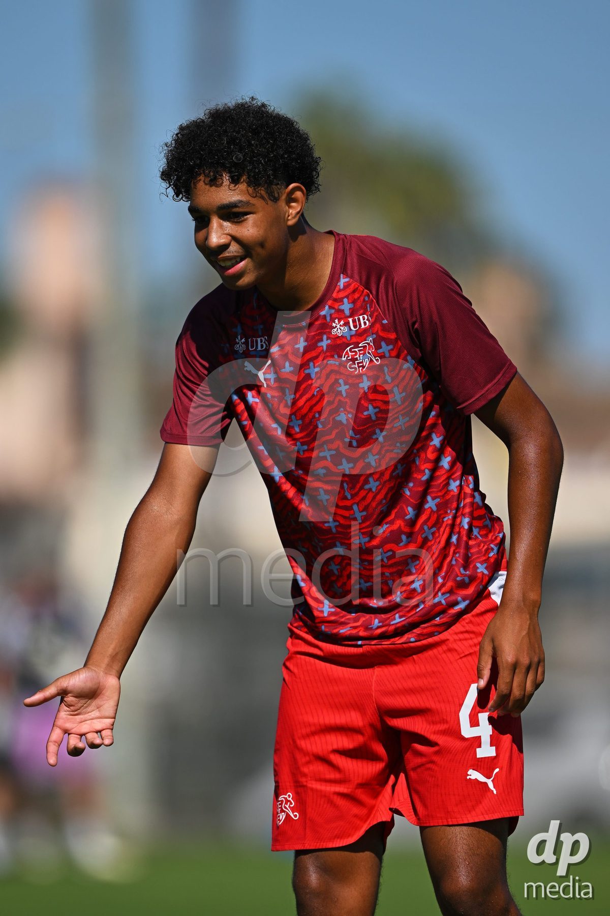 OLIVA NOVA, SPAIN - SEPTEMBER 25: Ifeanyichukwu Onwuzulike of Switzerland during the International Friendly match between Northern Ireland U17 and Switzerland U17 at Oliva Nova Sports Center on September 25, 2026 in Oliva Nova, Spain.