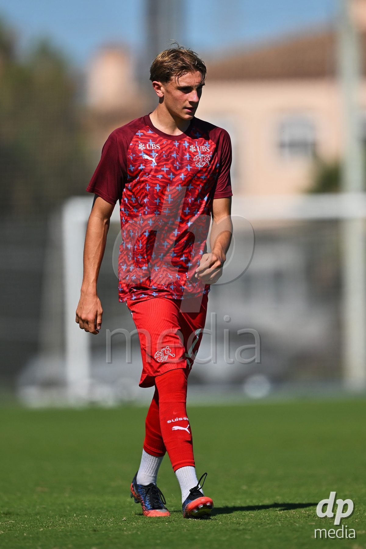 OLIVA NOVA, SPAIN - SEPTEMBER 25: Erden Arslan Kaan of Switzerland during the International Friendly match between Northern Ireland U17 and Switzerland U17 at Oliva Nova Sports Center on September 25, 2026 in Oliva Nova, Spain.