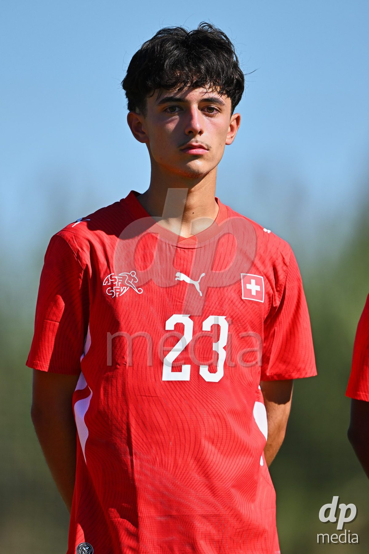 OLIVA NOVA, SPAIN - SEPTEMBER 25: Romeo Mijic of Switzerland during the International Friendly match between Northern Ireland U17 and Switzerland U17 at Oliva Nova Sports Center on September 25, 2026 in Oliva Nova, Spain.