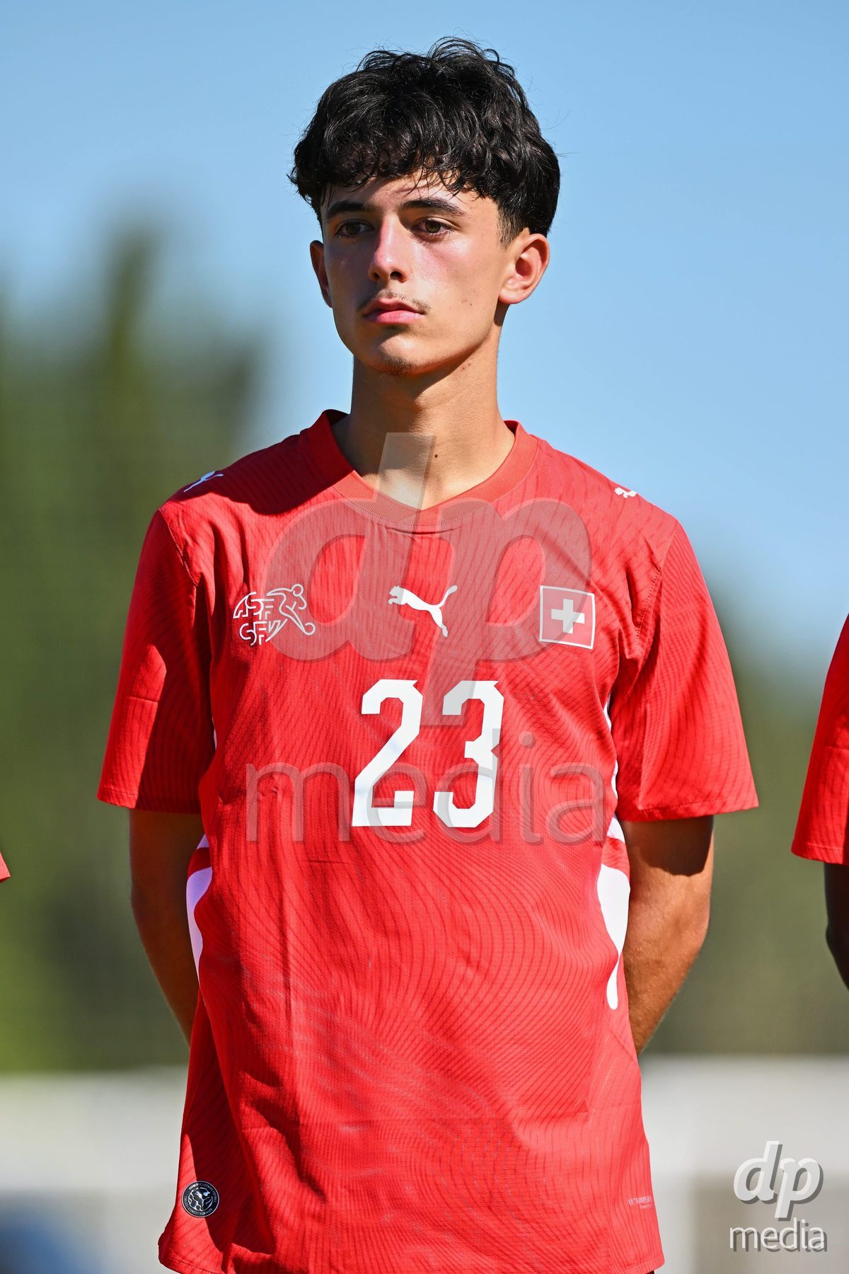 OLIVA NOVA, SPAIN - SEPTEMBER 25: Romeo Mijic of Switzerland during the International Friendly match between Northern Ireland U17 and Switzerland U17 at Oliva Nova Sports Center on September 25, 2026 in Oliva Nova, Spain.